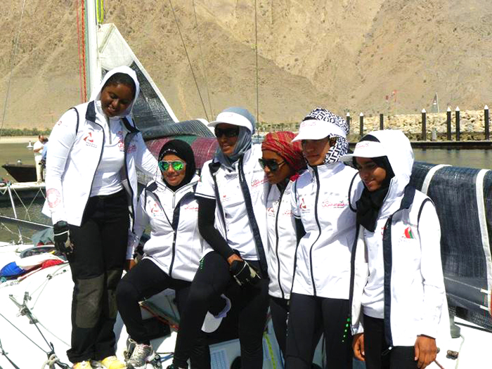 All 6 Omani Women Sailors