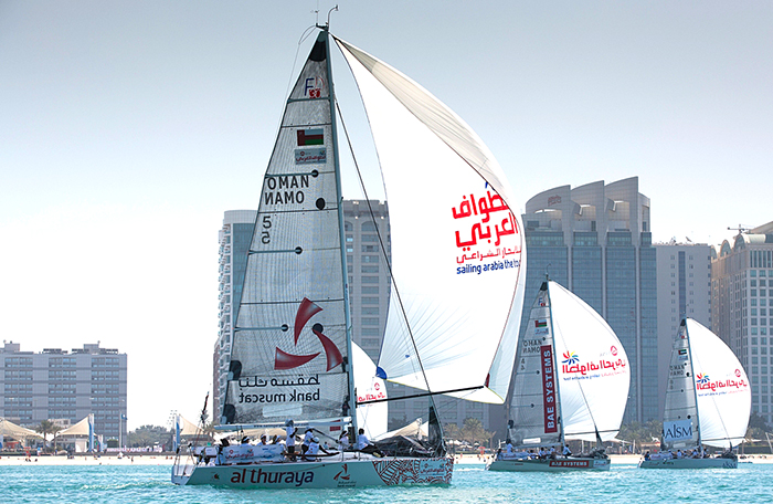 Our girls in-port racing at Abu Dhabi