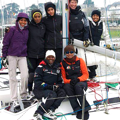 Omani Women's Sail Team in France